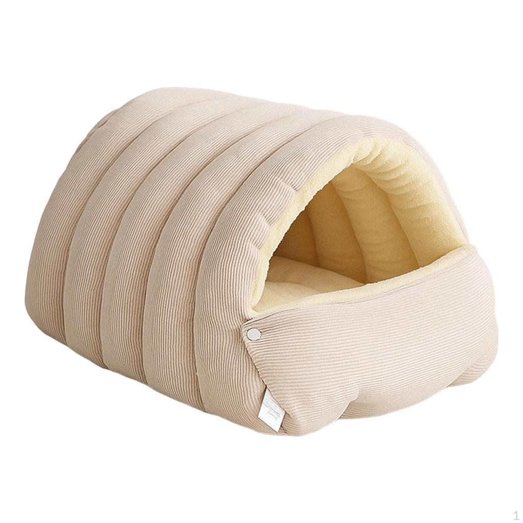 Cat Bed Shelter ,Comfortable Cats Pod, Warm Enclosed Sleeping House Indoor Nest for Indoor,