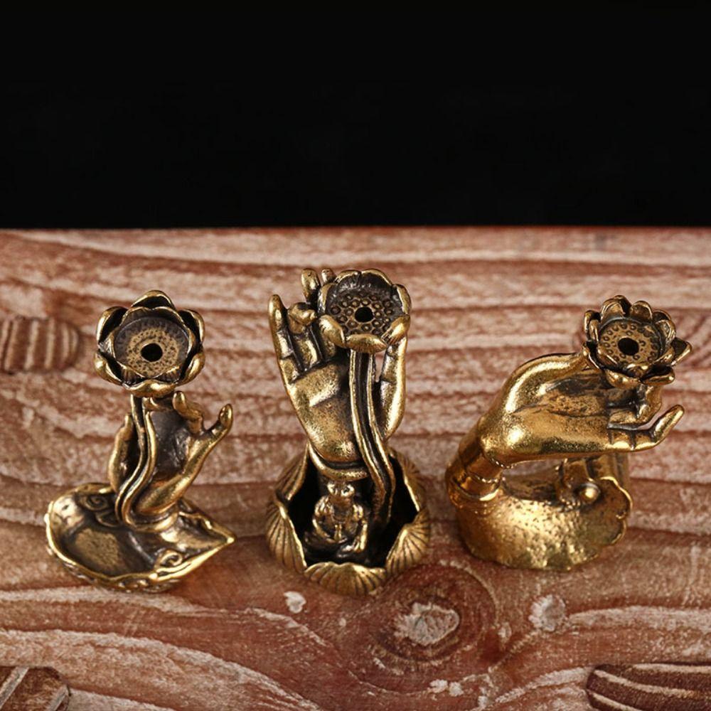 Рука Будды Рука Будды Подставка для благовоний Портативный поднос для благовоний с обратным потоком Чайная комната