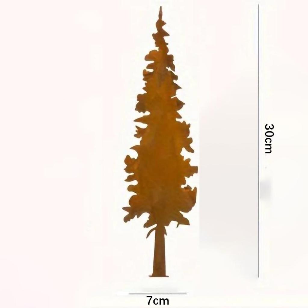 1 шт. деревенские металлические украшения в виде ели и лося - охотничий декор и подарки для рождественских и новогодних украшений