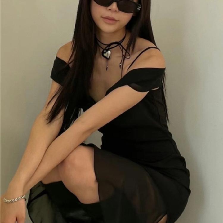 Sweet Cool Love Heart Pendant Necklace Elegant Collar Choker Necklace Bowknot Neck Tie Chain Jewelry for Women Girls