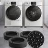 Set Of 4 Washing Machine and Dryer Stabilizing Pads Reduce Noise and Vibration Protects Floors Easy to Install Universal Fit