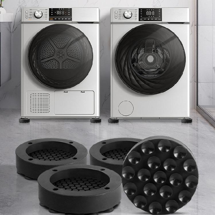 Set Of 4 Washing Machine and Dryer Stabilizing Pads Reduce Noise and Vibration Protects Floors Easy to Install Universal Fit