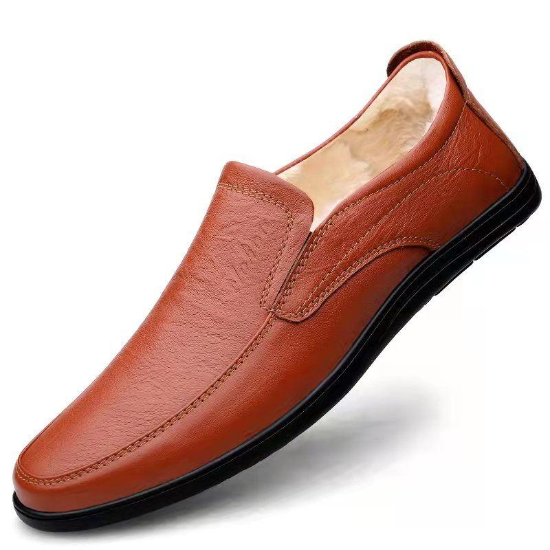 Unisex Warm Lined Dress Shoes Smart Casual Shoes Smart Casual Walking Office Commuting and Travel Everyday Formal Style Sizes 38-46