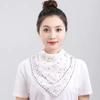 1Pc Women Sun Mask Chiffon Neck Gaiter Hang Ear Chiffon Breathable