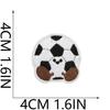 14pcs Sports Themed DIY Embroidered Iron On Patches,Football Basketball Cartoon Appliques for Jacket Backpack Hat Bag Decoration