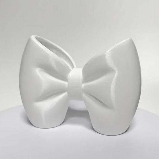 Bow Toothbrush Holder 3D Printed Pink White Bowknot Toothbrush Toothpaste Organizer Bathroom Decoration Multi-functional