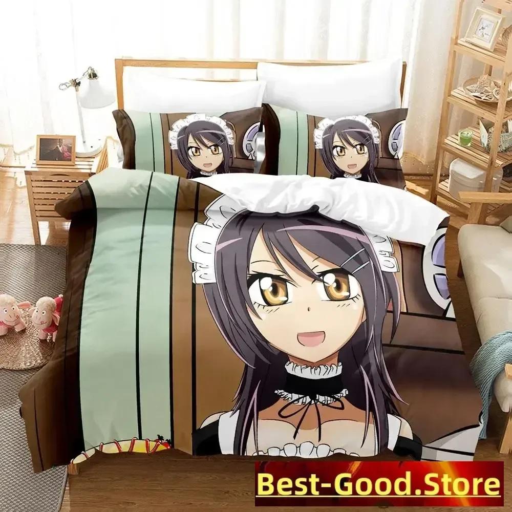 Kawai Новый Kaichou Wa Maid-sama Комплект постельного белья с принтом Комплект постельного белья с наволочкой Мягкое одеяло для кровати Мягкое односпальное двуспальное размеры Queen King