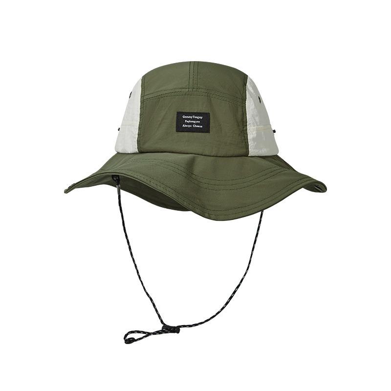 Color Matching Bucket Hat Sun Protection Sun Hat Men and Women Summer Hiking Camping Quick Drying Mountaineering Hat Travel Leisure Basin Hat