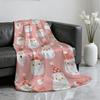 M Merry Christmas Santa Claus Blanket For Soft Throw Blanket for Picnic Bed Sofa Home Bedroom Cozy Warm Comfortable