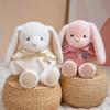 High Quality Sweet Cute Rabbit Plush Toy Pink Plush Soft Comfortable Doll Suitable For Room Decoration Girl Birthday Gift