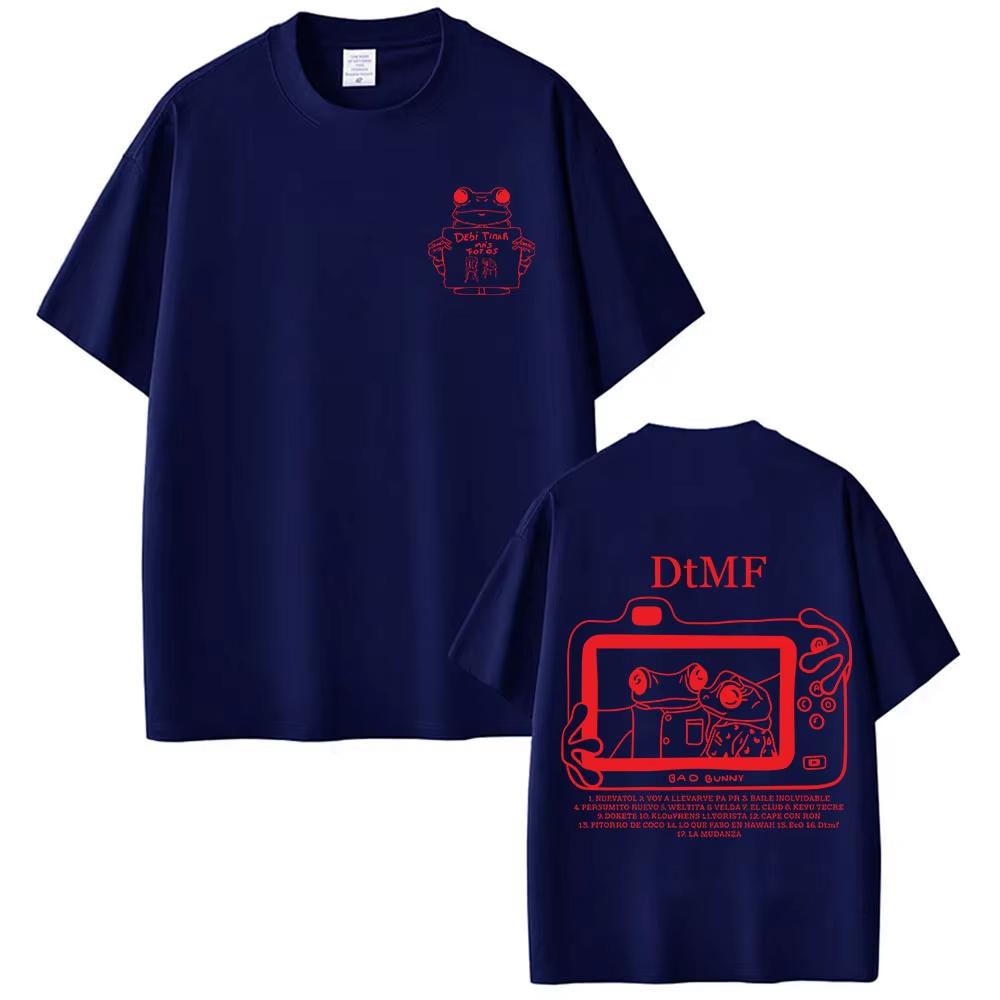 Rapper Bad Bunny Tour 2026 Debi Tirar Mas Fotos DTMF Merch TShirt Unisexs Clothing Summer ONeck Hip Hop Pop Music Streetwear