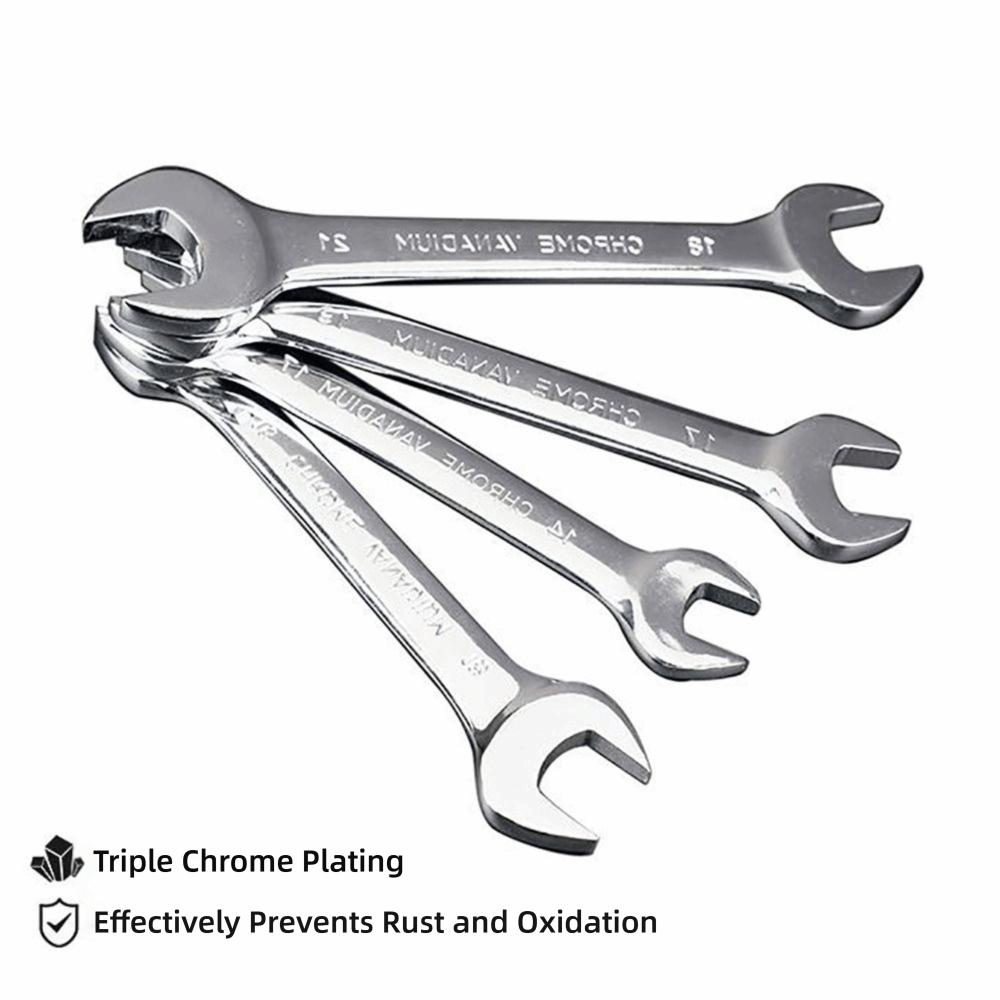 Hex Nuts Double Head Wrench Dual Head Combination Wrench Set New Open End Wrench