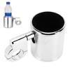Handlebar Cup Holder Motorcycle Cup Holder Motorcycle Handlebar Cup Holder Chrome Adjustable Universal for ATV 22‑32mm Handle