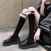 Носки JK Hottie Lolita, кружевные носки из телячьей шерсти, носки Lolita Medium Long Bow Cotton Socks, весна, осень, зима