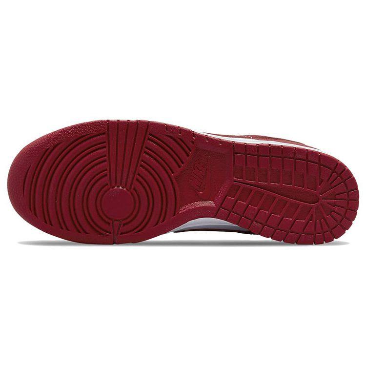 Nike Dunk Low Gym Красные мужские кроссовки Белые университетские золотые DD1391-602