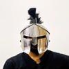 300 Spartan Helmet Silver Edition Medieval Steel Helmet With Inner Liner Best Gift For Him