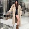 Winter New Imitation Mink Fleece Fur Coat Loose and Warm, Slim and Long Fur Cold Resistant Coat for Women