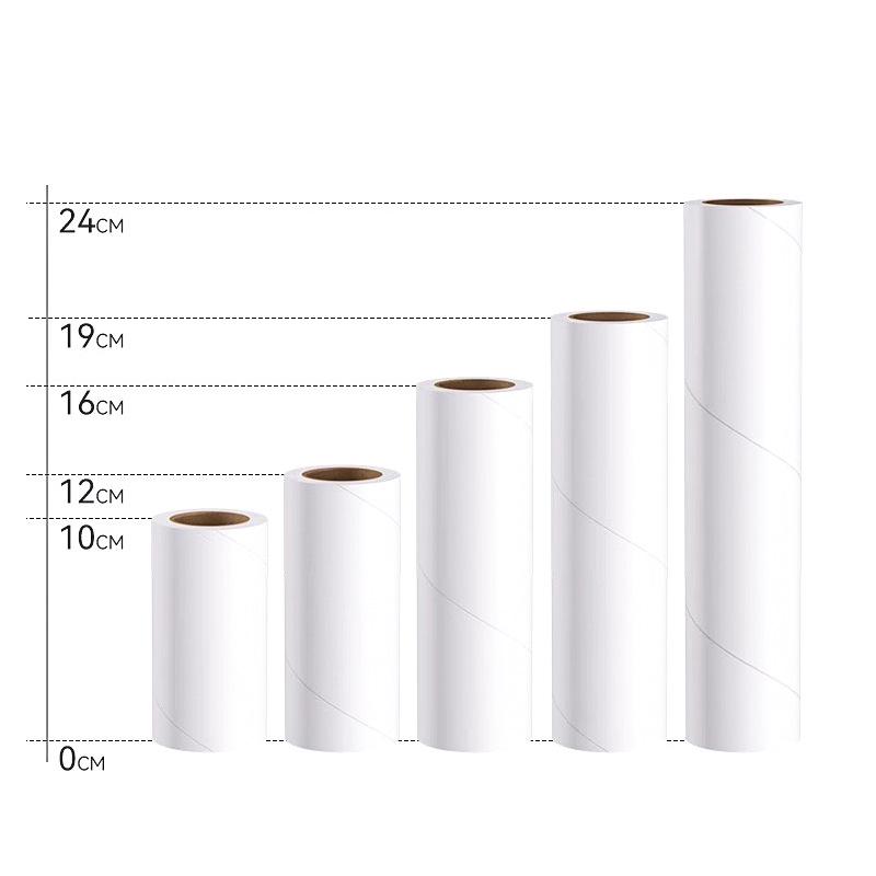 «Рулон для удаления липких волос и пыли с отрывной бумагой — размеры 10/16/19/24 см»