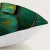 1Pcs Green Leaves Pillowcase Square Bedroom Cushion Covers Zipper Chair Living Soft Comfortable Home Decor 45X45Cm