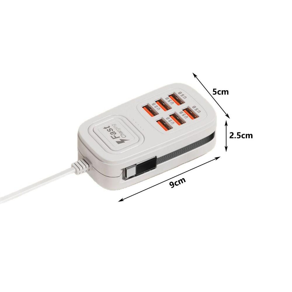 USB Type-C Fast Charging Station Multiple Ports Desktop Charger Power Socket Adapter Work Desk