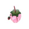 Fruit Shape Pineapple Straw Cup Plastic Strawberry Straw Cup Cute   Kitchen