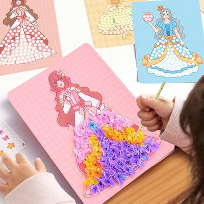 DIY Ручная Раскраска Наклейка Пазл Мультяшная Замена Рисование Игрушка Креативные Образовательные Игрушки Для Детей Девочек
