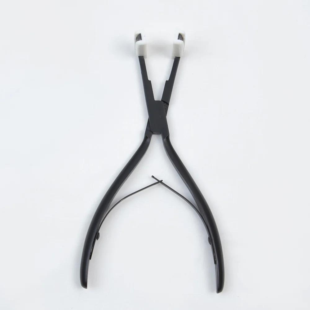 Boymia Pro Tape Extensions Press Plier из нержавеющей стали Многофункциональные инструменты для волос Эргономичный дизайн Форма палубы 4,5 см