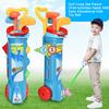 Kids Plastic Golf Training Set For Outdoor Sports Fitness Exercise Toy Parent Child Activities
