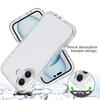 For iPhone 16 Case TPU+PC Full Protection Shockproof Phone Cover with PET Screen Guard