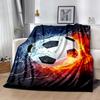 1pc Soccer Ball Blanket Comfortable Soft Lightweight Multi Purpose Blanket Travel Camping Picnics Sofa Office Bed Living Room Gift Friends Family