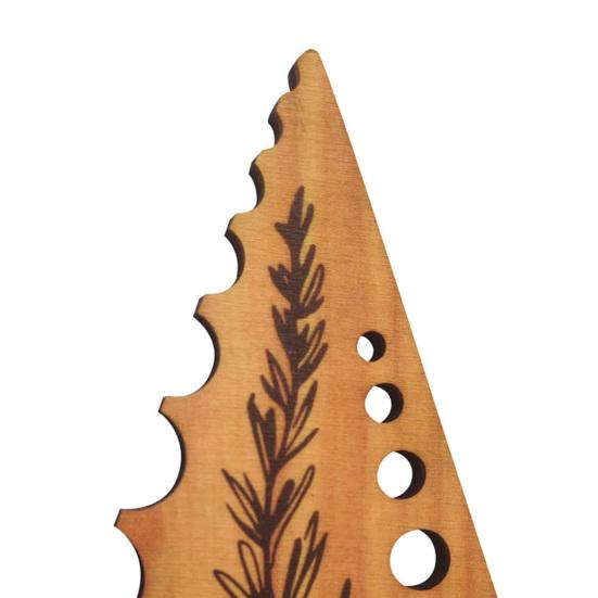 1/2 шт. 8-отверстное приспособление для удаления листьев трав Деревянное Быстрое Инструмент для удаления листьев капусты кале, мангольда и овощей Инструмент для удаления стеблей Сепаратор Кухонные гаджеты