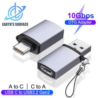 Адаптер USB 3.2 OTG Адаптер USB C к USB 3.2 Gen2 для ноутбуков Samsung Macbook Кардридер 10 Гбит/с Разъем USB3.0 к Type C OTG