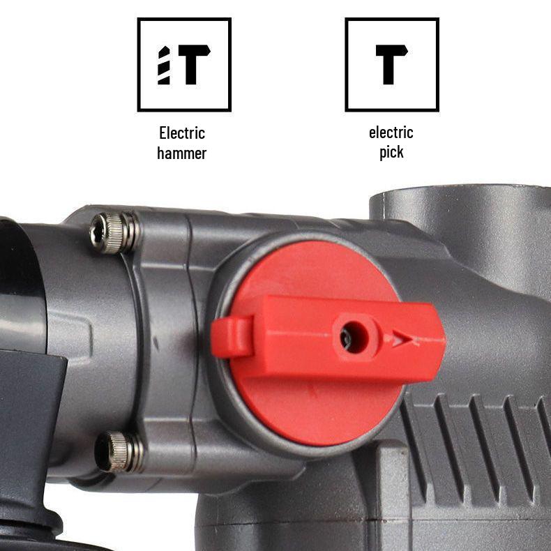 High-Power Brushless Electric Hammer: Wireless, Multi-Functional, Rechargeable Impact Drill for Concrete