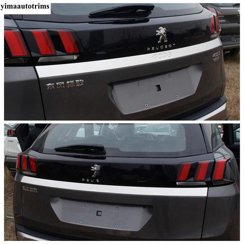 Декоративная накладка на дверь багажника для Peugeot 3008 3008GT 2017 - Аксессуары из нержавеющей стали