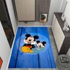 Mickey Mouse In Starry Night Disney Cartoon Theme Anti-Slip Rug - Polyester, Home Decor, Suitable for Bedrooms, Living Rooms, Doorways, and Studios