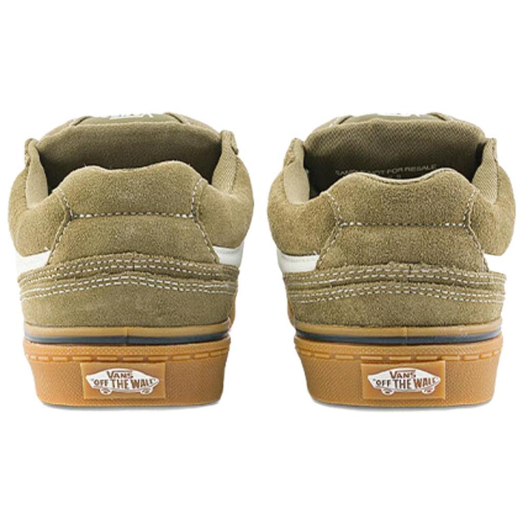 Men's Sneakers Vans Caldrone Textile, Leather Low top Skateboard Shoes Men's Green