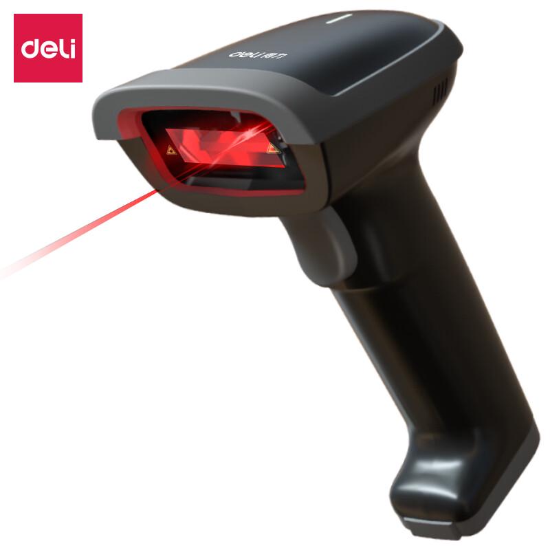 Deli Wired Laser 1D Barcode Scanner