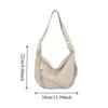 Solid Color Women's Shoulder Bag Simple Single-shoulder Bag Fashionable Underarm Bag  Work Travel