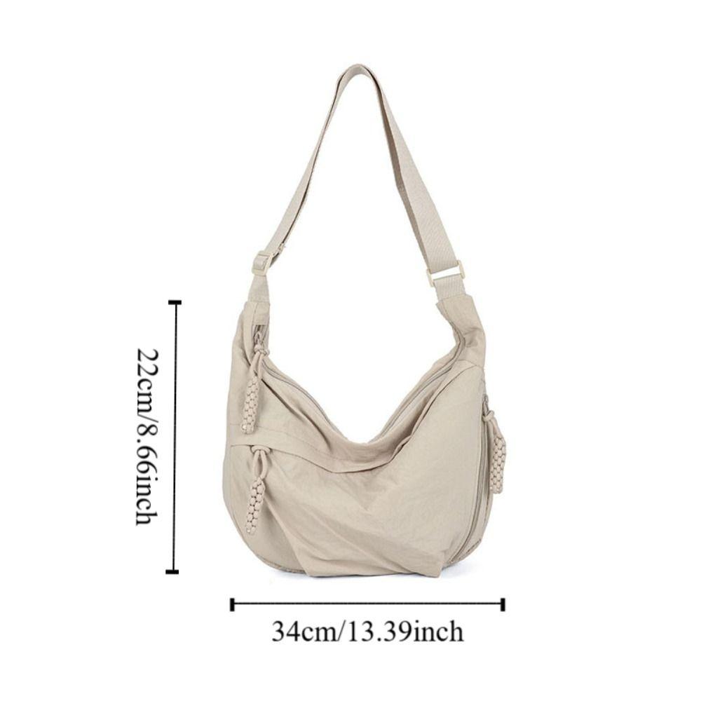 Solid Color Women's Shoulder Bag Simple Single-shoulder Bag Fashionable Underarm Bag Work Travel