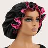 1 Piece Large Size Double Side Silk Bonnet For Sleeping Satin Bonnet Hair Bonnet Large Bonnet Adjustable Silk Bonnet Satin Bonnet