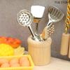 1Set 1/12 Miniature Spatula Spoon Set Doll Home Kitchen Utensils Dollhouse Simulation Decor Dolls House Pretend Play Toys