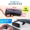 Sanwa Direct Bluetooth Низкочастотный Пассивный Динамик с Непрерывным Воспроизведением, Водонепроницаемый, Подходит для Ванной, Компактный, Низкая Задержка, Совместим с apt-X, 24-часовое Воспроизведение, Встроенный