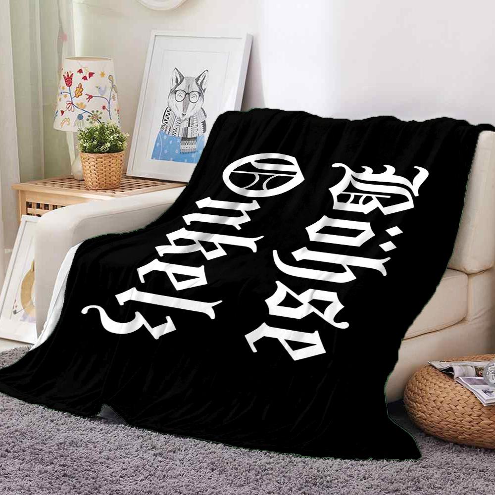 Dark Wave Flannel Blanket Throw Blanket Soft Warm Sofa Bed Camping home Decor Unique Christmas Gift C926118