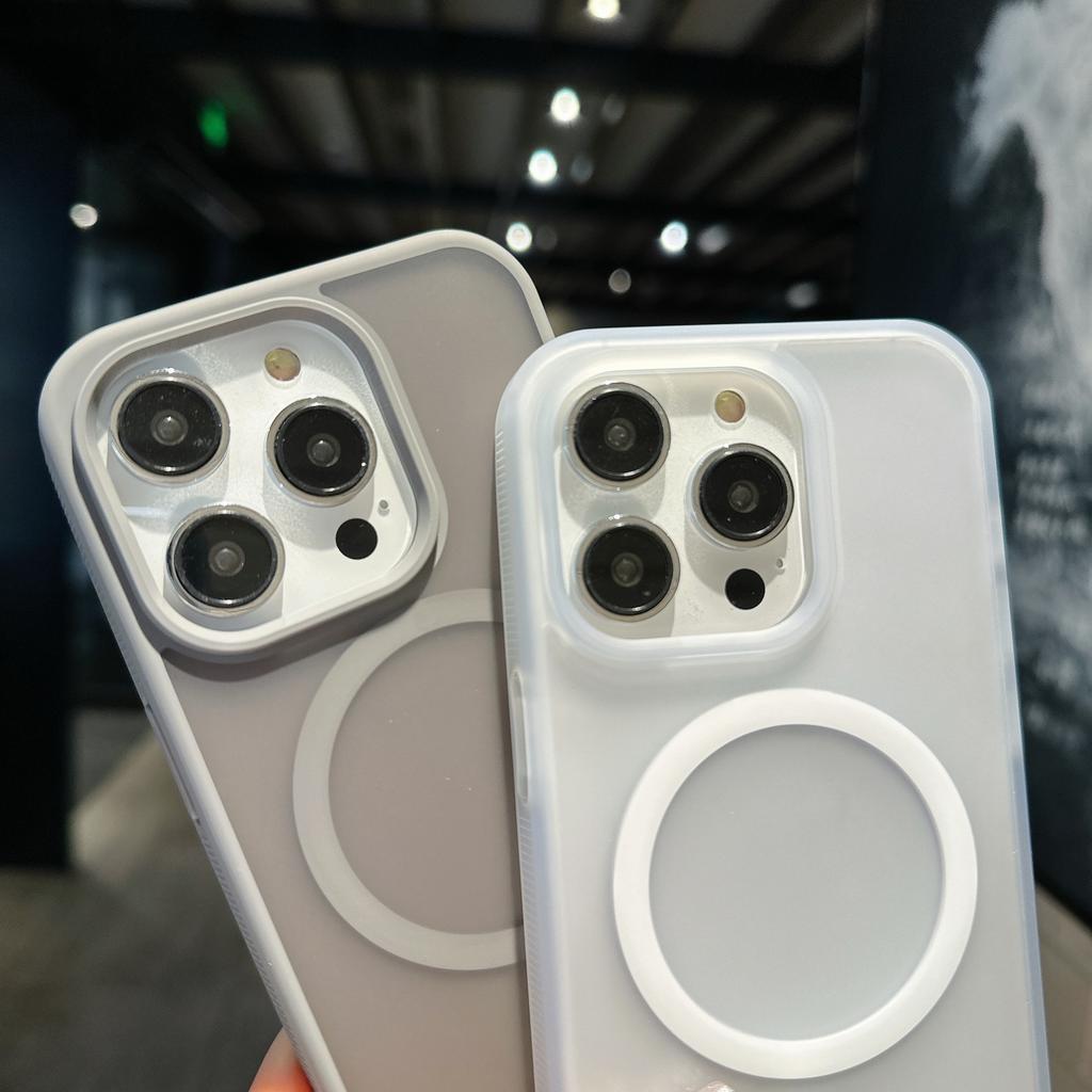 Применимо к iPhone16promax чехол-скин матовый магнитный чехол для мобильного телефона Apple 15 всесторонний персонализированный простой защитный чехол