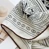 Высококачественный шелковый шерстяной большой квадратный шарф с дизайном Heart Brand 135*135 см Женские шарфы с двусторонней печатью