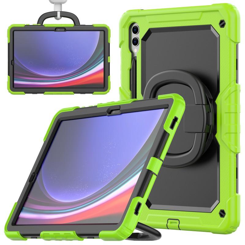Shockproof Full Cover Case With Wrist Strap Stand Galaxy Tab S10 Ultra Lite IPad Air 6