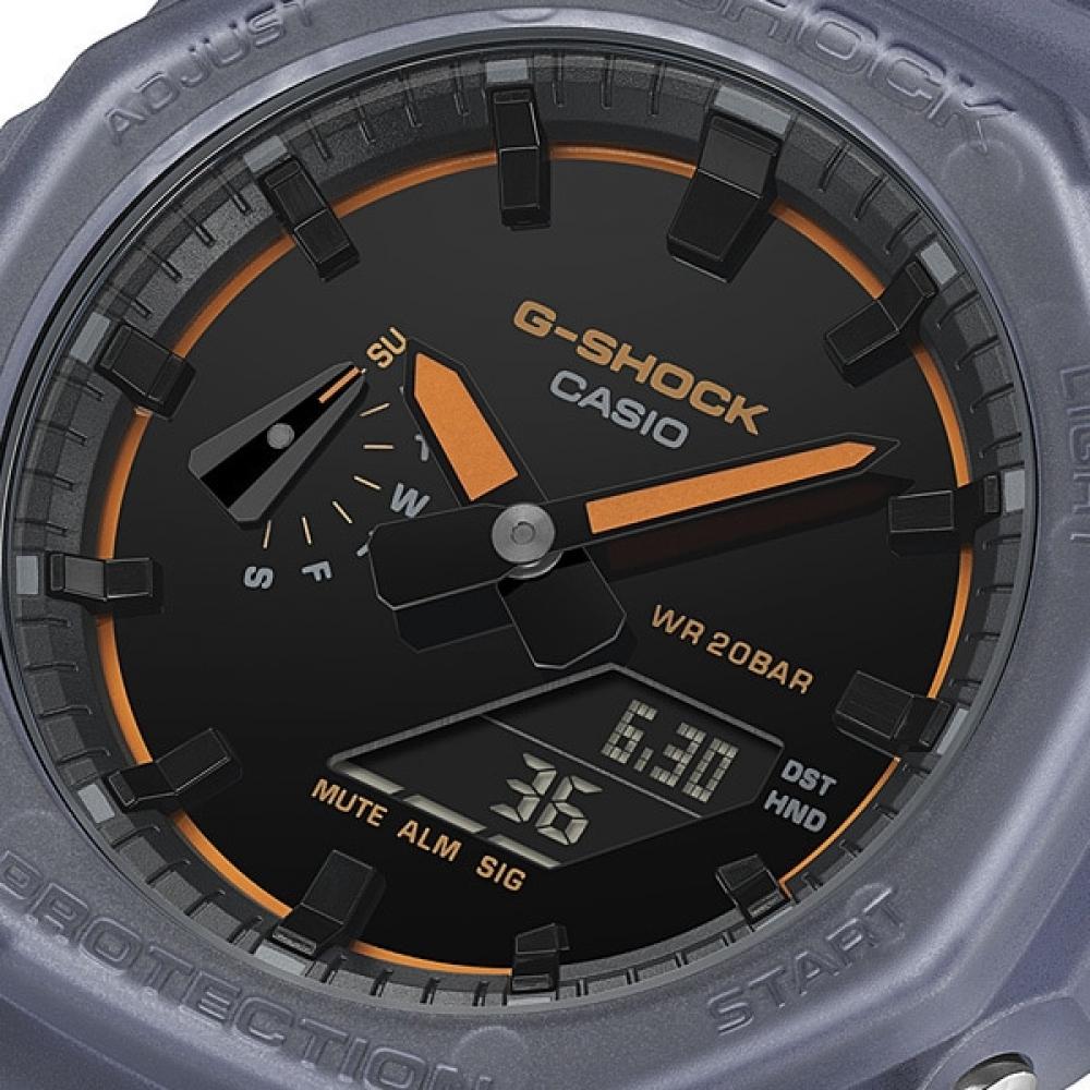CaSio Men S G Shock Smoke liGht Concept Model analoG diGital 2100 SerieS Blue Ga