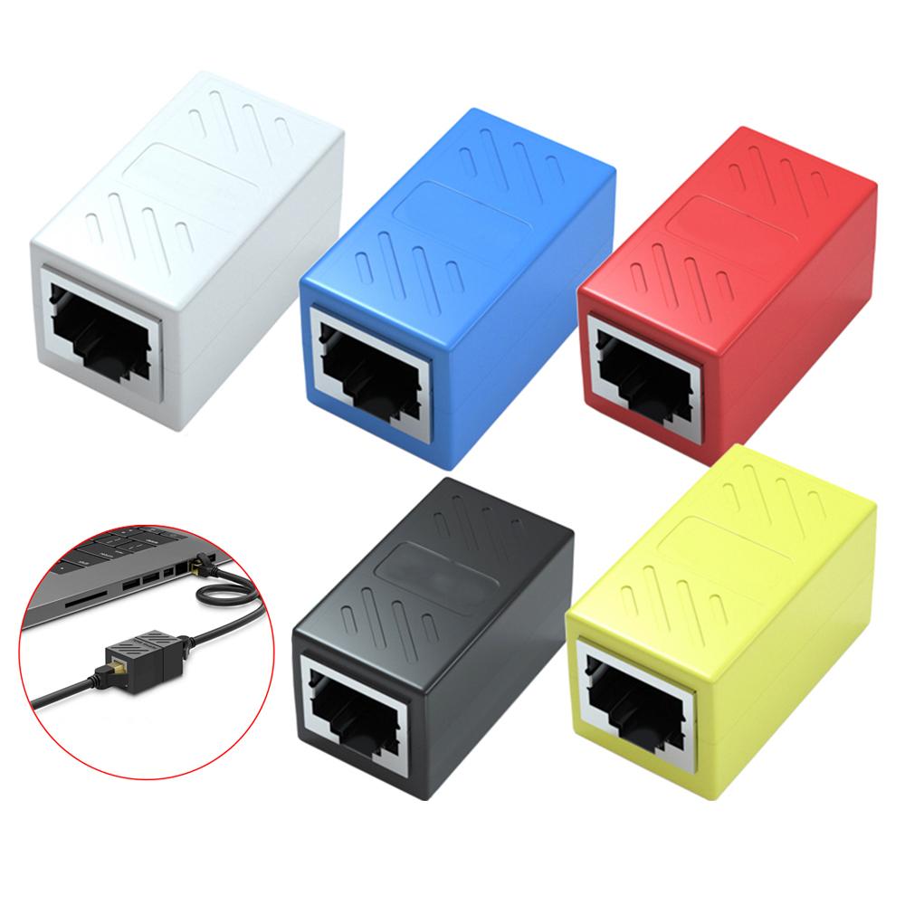 Female to Female Inline Cat7/Cat6/Cat5e RJ45 Coupler 8P8C LAN Connector Ethernet Cable Extender