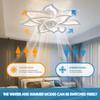 Светодиодный потолочный вентилятор IRALAN, современный умный пульт дистанционного управления, потолочные вентиляторы, лампы для комнаты, ресторана, кухни, украшения дома