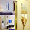 Modern Removable Feather DIY Acrylic Mirror Wall Sticker Home Room Decoration